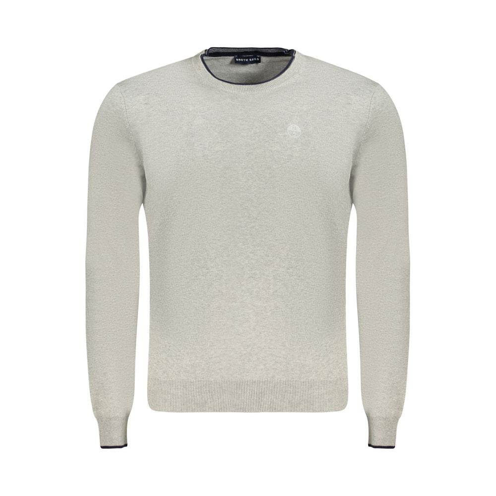 North Sails Brauner Baumwollpullover für Männer