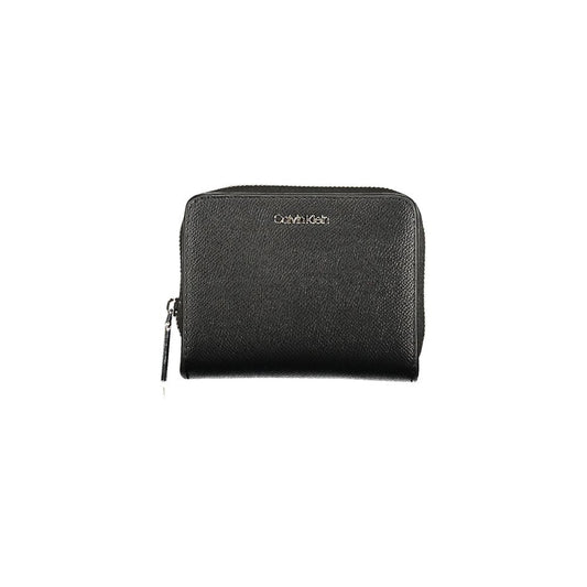 Calvin Klein Schwarzes Polyethylen Portemonnaie für Frauen
