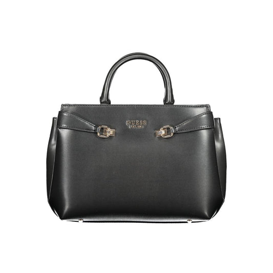 Guess Jeans Schwarz Polyethylen Frauen Handtasche