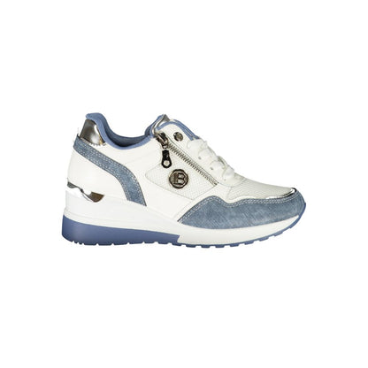 Laura Biagiotti Blau Synthetik Damen Sneaker