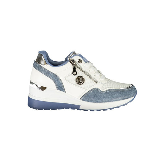 Laura Biagiotti Blau Synthetik Damen Sneaker