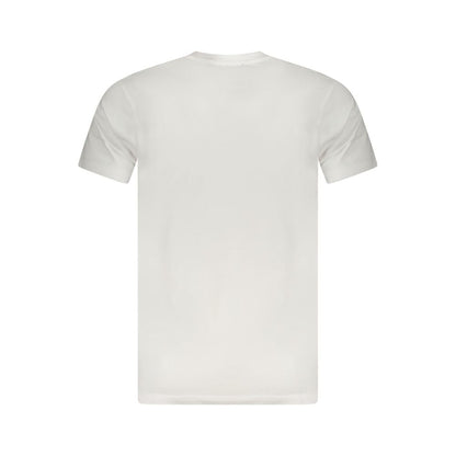 Cavalli Class Weißes Baumwolle Männer T-Shirt