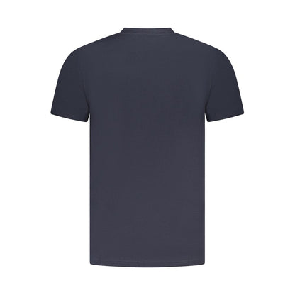 Cavalli Class Blau Baumwolle Männer T-Shirt