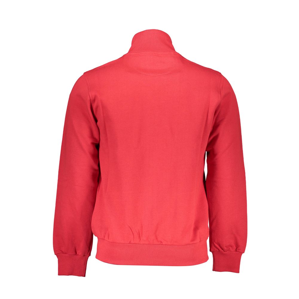 La Martina Roter Baumwollpullover für Männer