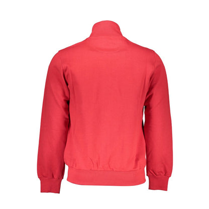La Martina Roter Baumwollpullover für Männer