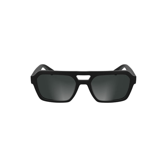 Calvin Klein Schwarze biobasierte Sonnenbrille für Männer