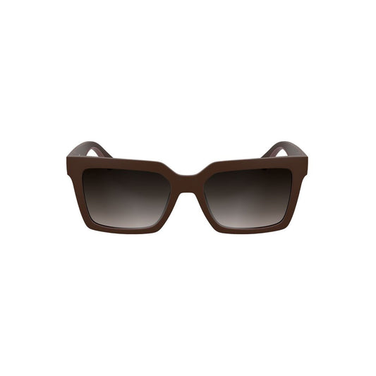 Calvin Klein Rote Sonnenbrille aus biobasiertem Stoff