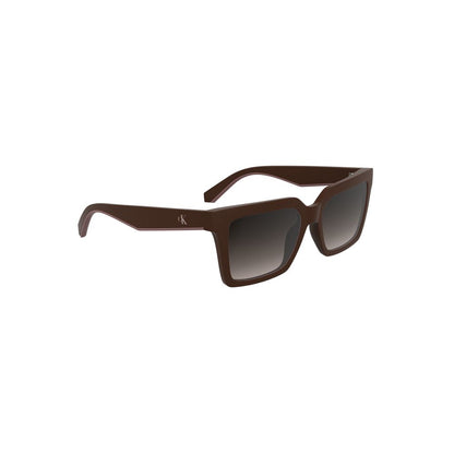Calvin Klein Rote Sonnenbrille aus biobasiertem Stoff