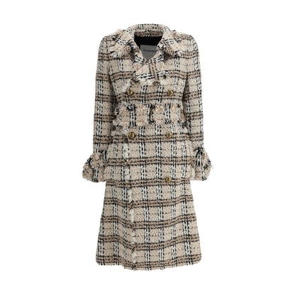 Burberry Karo-Bouclé-Mantel
