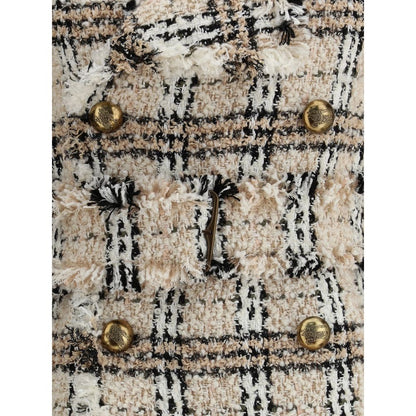 Burberry Karo-Bouclé-Mantel