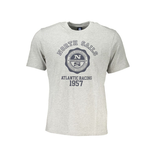 North Sails T-Shirt aus grauer Baumwolle