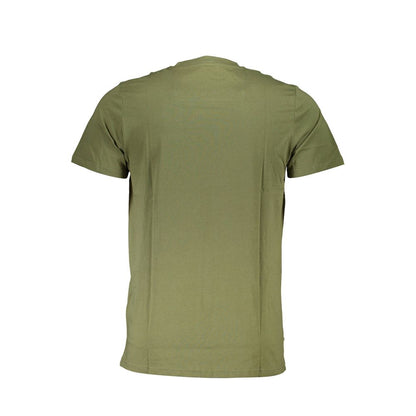 Cavalli Class Grünes Baumwolle Männer T-Shirt