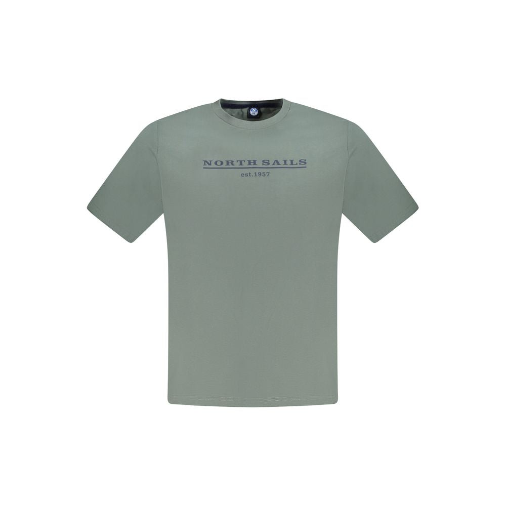 North Sails Grünes Baumwolle Männer T-Shirt