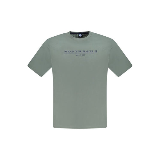 North Sails Grünes Baumwolle Männer T-Shirt