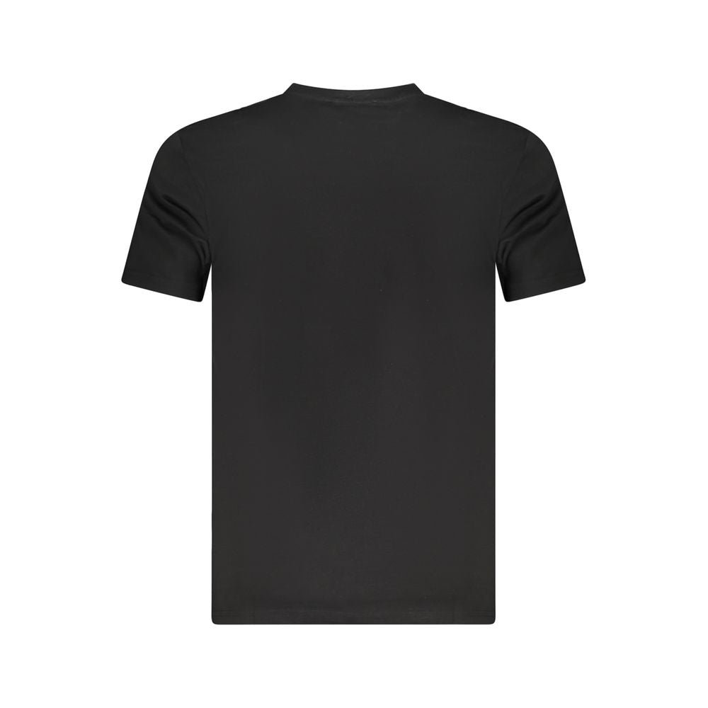 Cavalli Class Schwarzes Baumwolle Männer T-Shirt