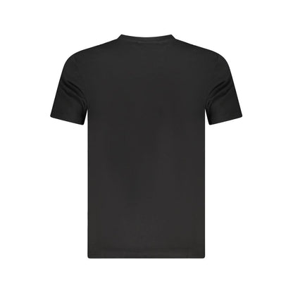 Cavalli Class Schwarzes Baumwolle Männer T-Shirt