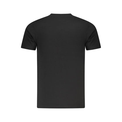 Cavalli Class Schwarzes Baumwolle Männer T-Shirt