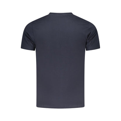 Cavalli Class Blau Baumwolle Männer T-Shirt