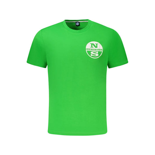 North Sails Grünes Baumwolle Männer T-Shirt