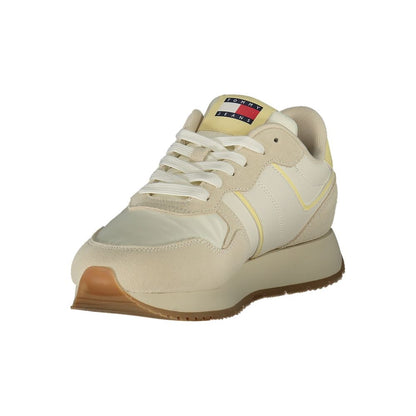 Tommy Hilfiger Beige Leder Damen Sneaker