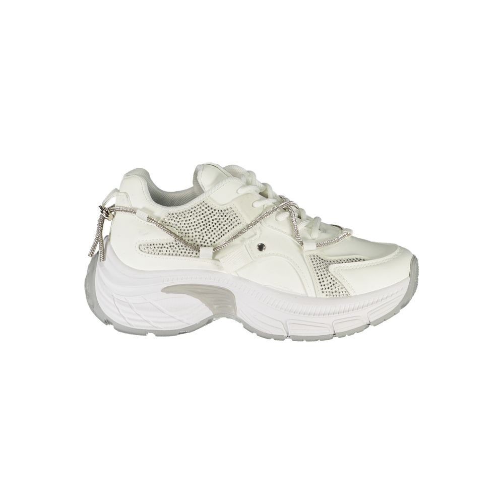 Laura Biagiotti Weißer Polyester Damen Sneaker