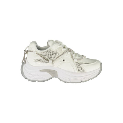 Laura Biagiotti Weißer Polyester Damen Sneaker