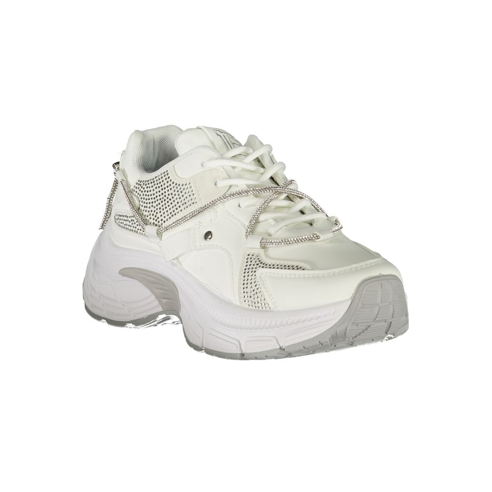 Laura Biagiotti Weißer Polyester Damen Sneaker