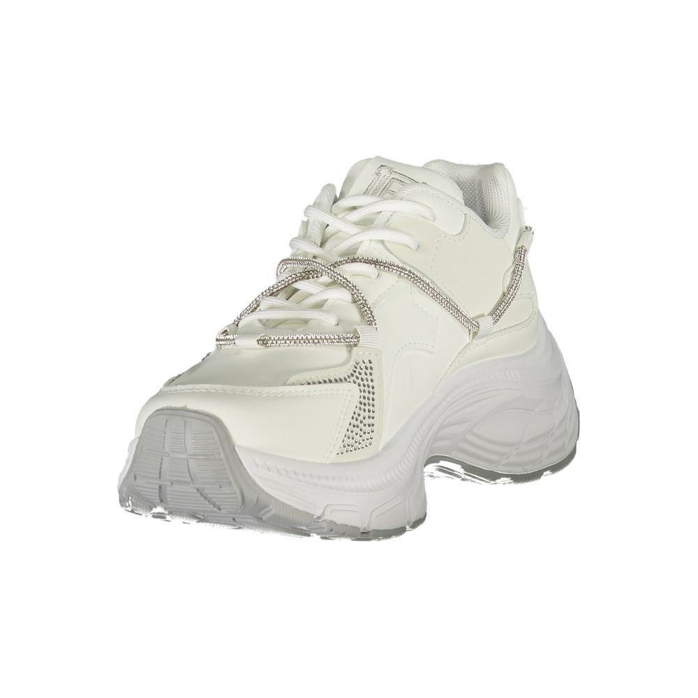 Laura Biagiotti Weißer Polyester Damen Sneaker