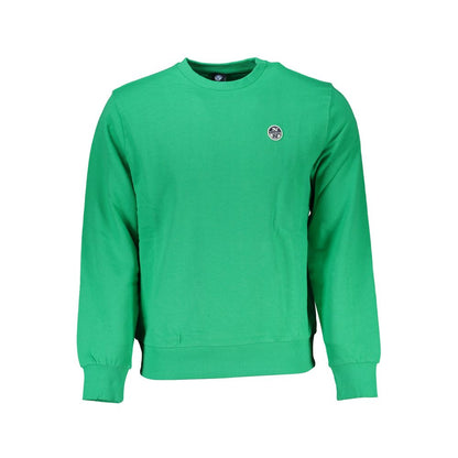 North Sails Grüner Baumwollpullover für Männer