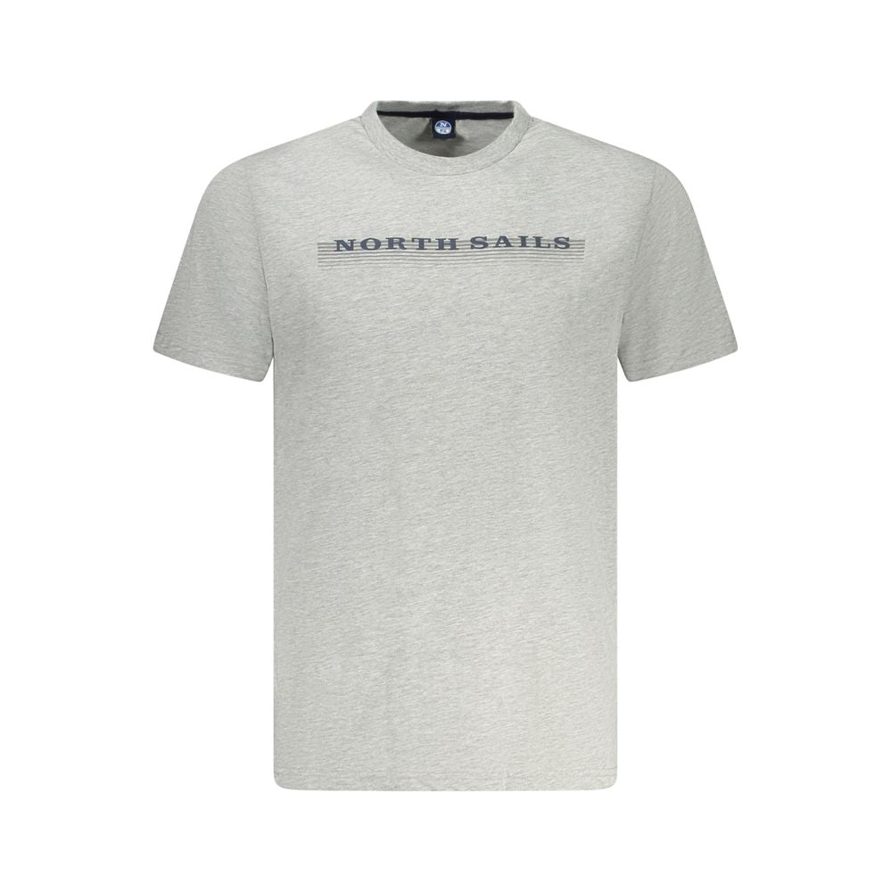 North Sails Braunes Baumwoll-T-Shirt für Männer