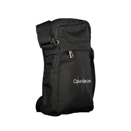 Calvin Klein Schwarze Polyester Männer Umhängetasche