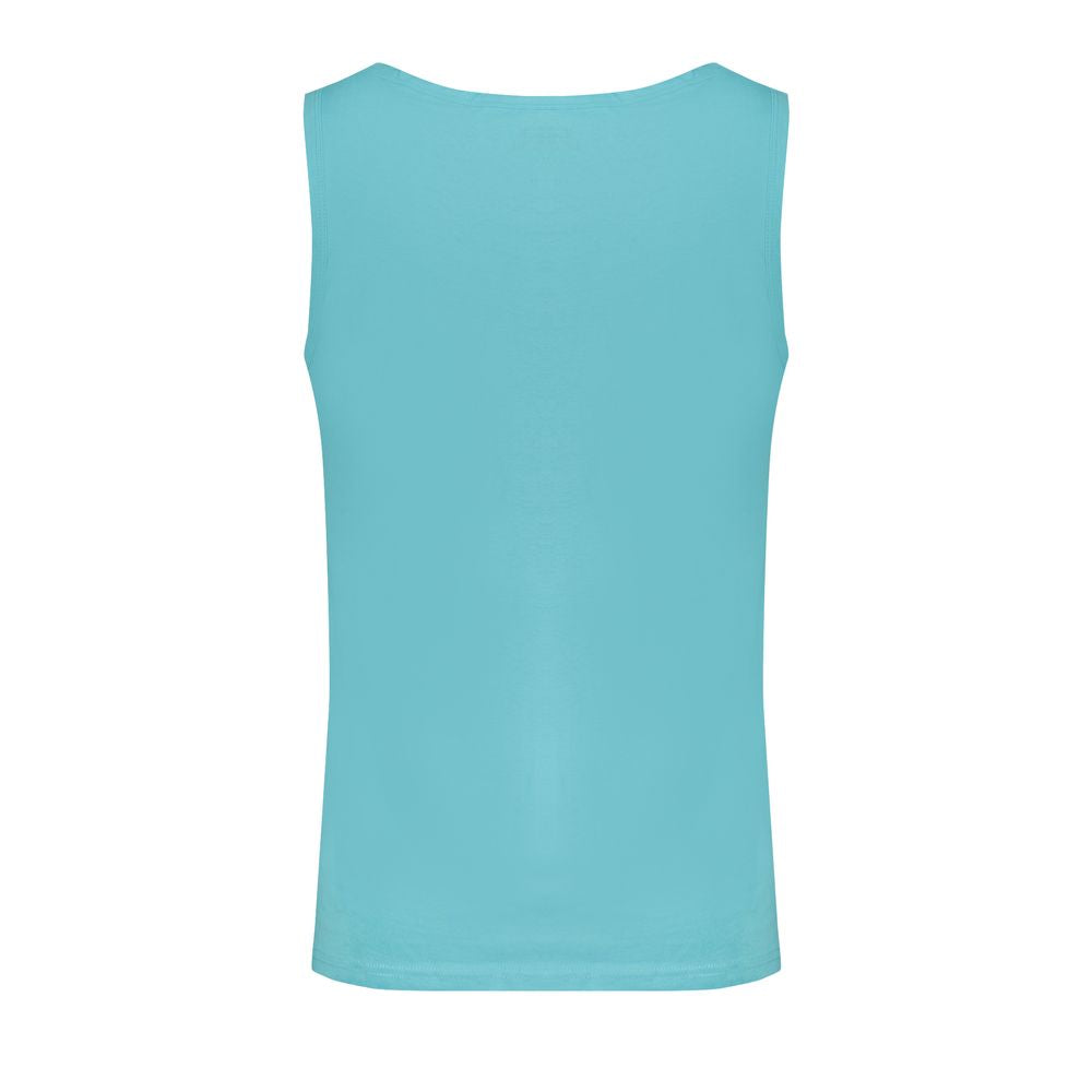 Norway 1963 Blaues Baumwoll-Tank-Top für Männer