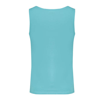 Norway 1963 Blaues Baumwoll-Tank-Top für Männer