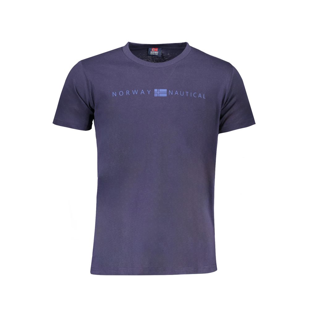 Norway 1963 T-Shirt aus blauer Baumwolle