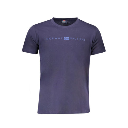 Norway 1963 T-Shirt aus blauer Baumwolle