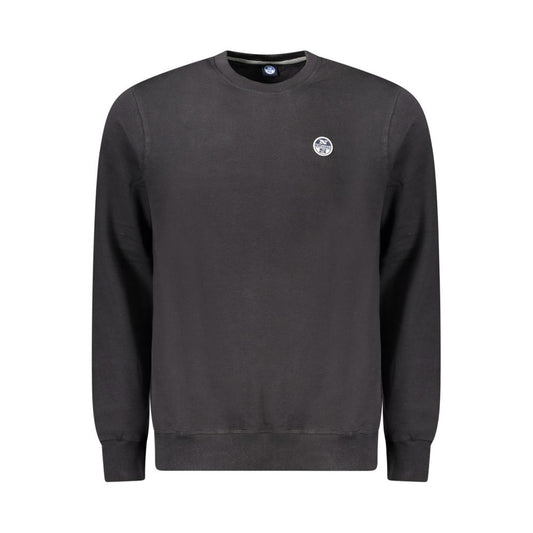 North Sails Schwarzer Baumwollpullover für Männer