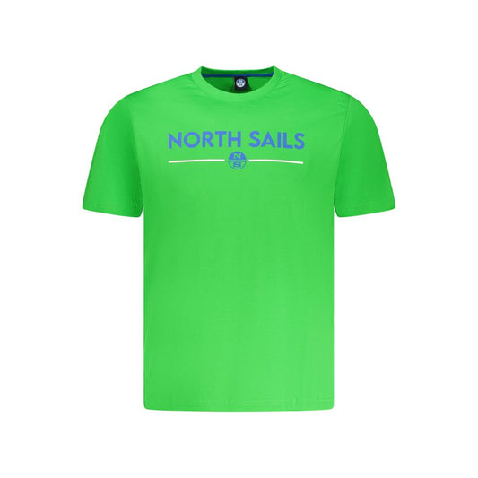 North Sails Grünes Baumwolle Männer T-Shirt