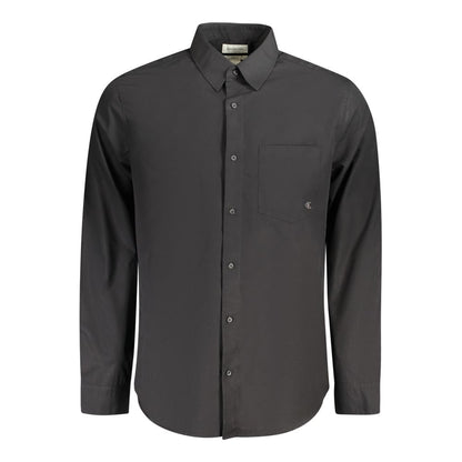 Calvin Klein Schwarzes Baumwollhemd