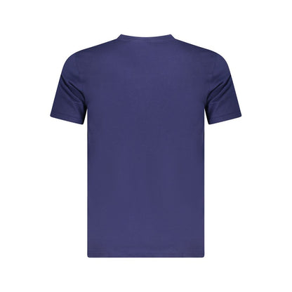 Cavalli Class Blau Baumwolle Männer T-Shirt