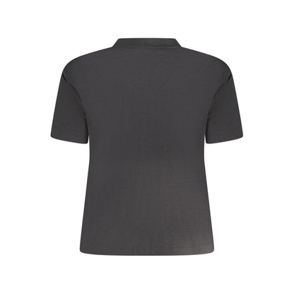 Calvin Klein Schwarzes Baumwoll-T-Shirt für Frauen