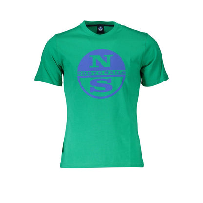 North Sails Grünes Baumwolle Männer T-Shirt