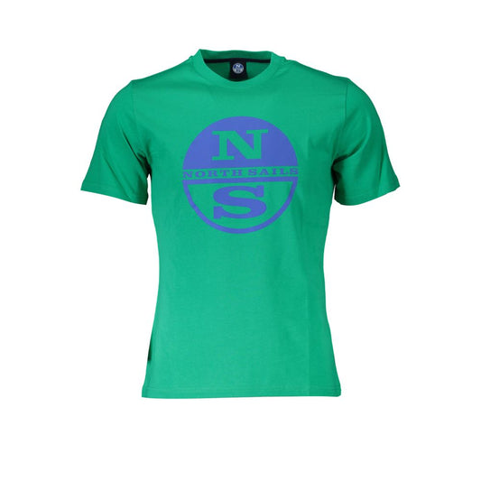North Sails Grünes Baumwolle Männer T-Shirt