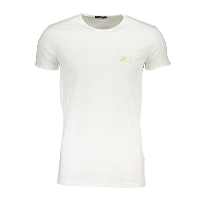 Cavalli Class T-Shirt aus weißer Baumwolle