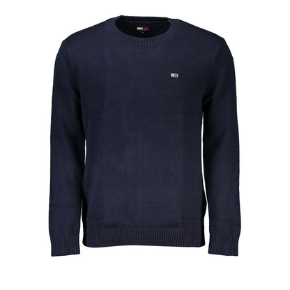 Tommy Hilfiger Klassischer Rundhalspullover in Blau