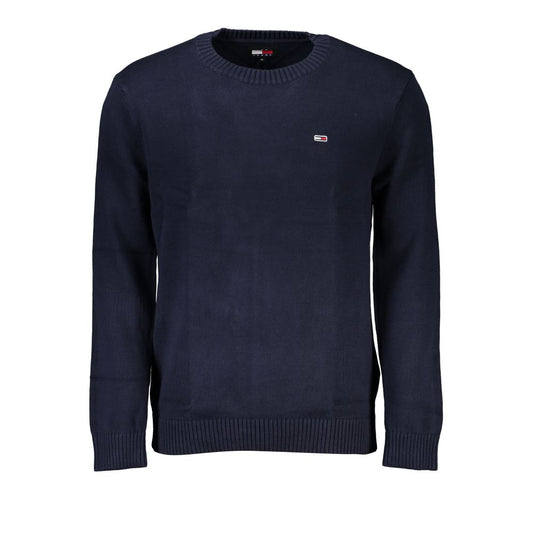 Tommy Hilfiger Klassischer Rundhalspullover in Blau