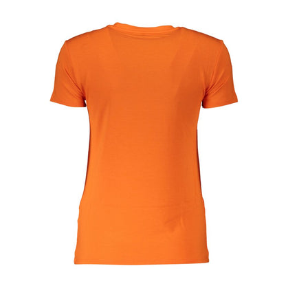 Patrizia Pepe Elegantes Orange Strass-Tee