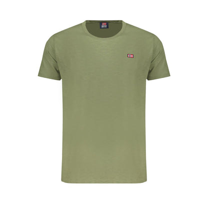 Norway 1963 T-Shirt aus grüner Baumwolle