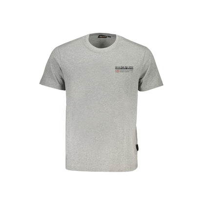 Napapijri Braunes Baumwoll-T-Shirt für Männer