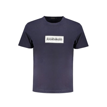 Napapijri T-Shirt aus blauer Baumwolle