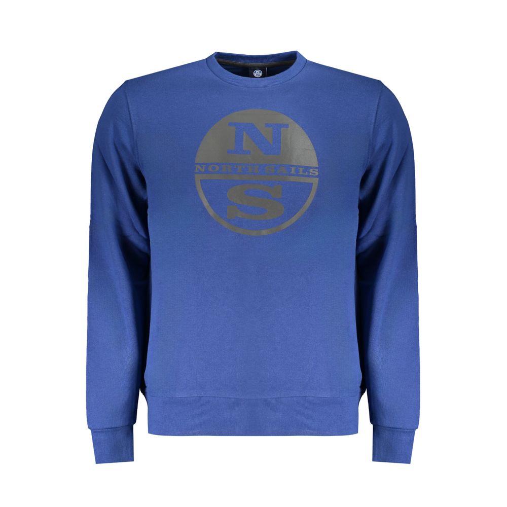 North Sails Blauer Baumwollpullover für Männer